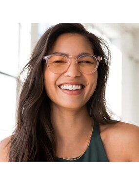 DIFF EYEWEAR Peace Light Pink Blue Light Glasses NEW